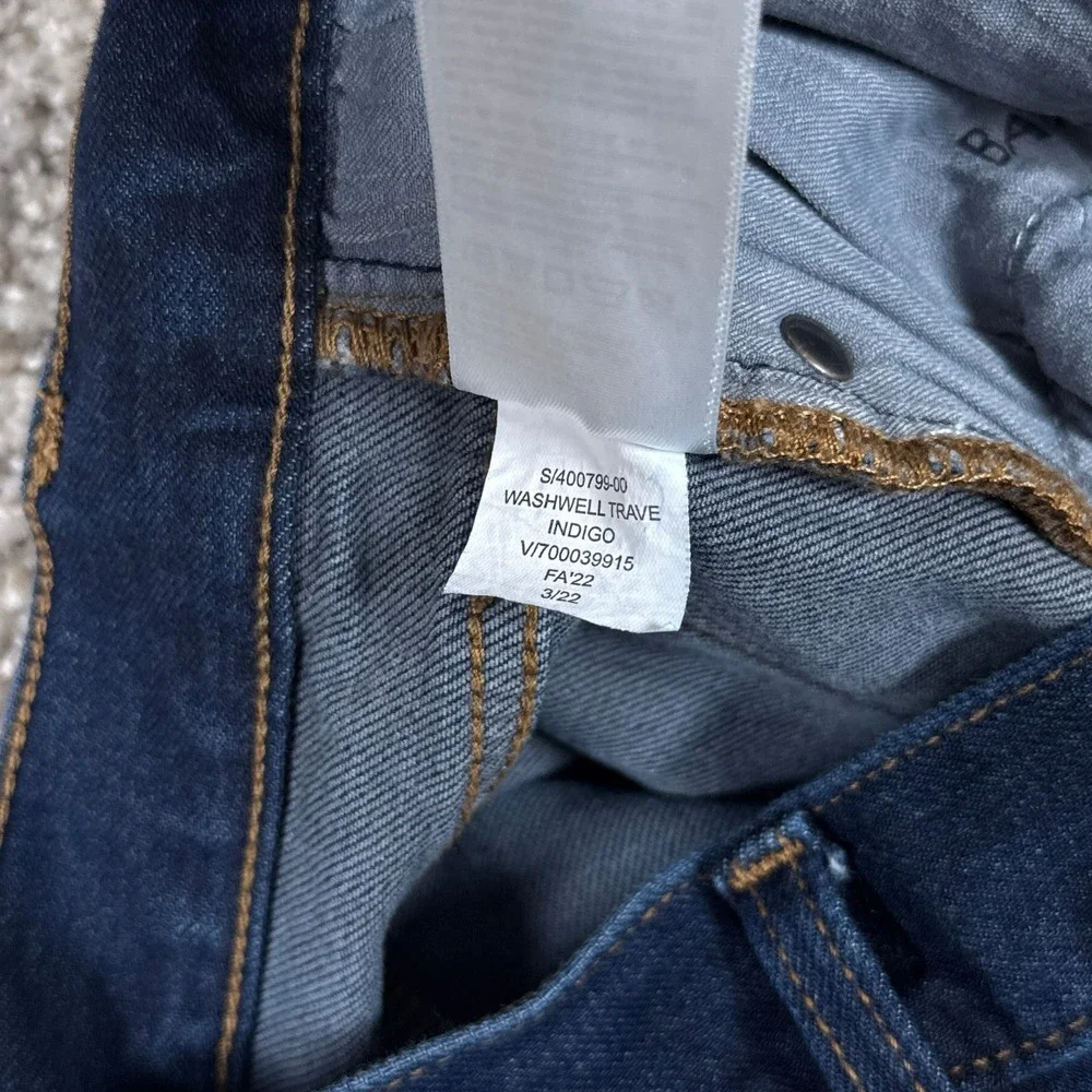 Banana Republic Jeans Mens 33x34 Dark‎ Indigo Skinny Fit Denim Travel Stretch